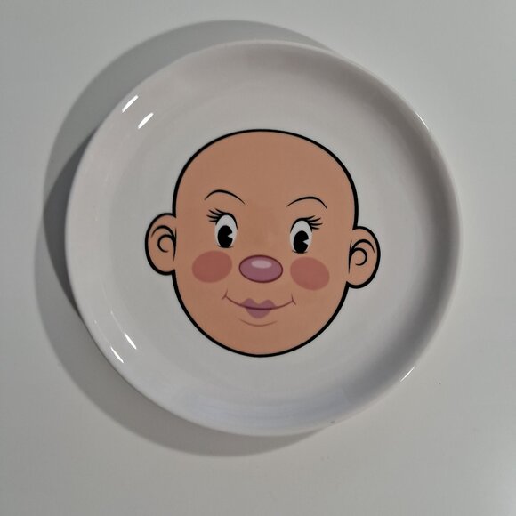 Ms. Food Face - Fred Plays With His Food Ceramic Plate - Picture 3 of 6